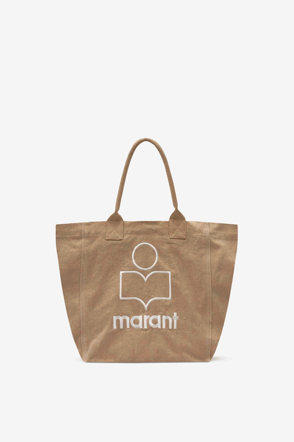 Sac cabas yenky en toile à logo brodé - Beige - Woman - 1