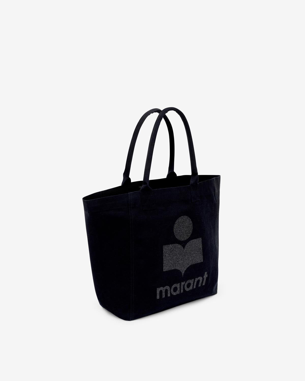 Bolso tote yenky de lona con logotipo bordado - Negro - Woman - 5