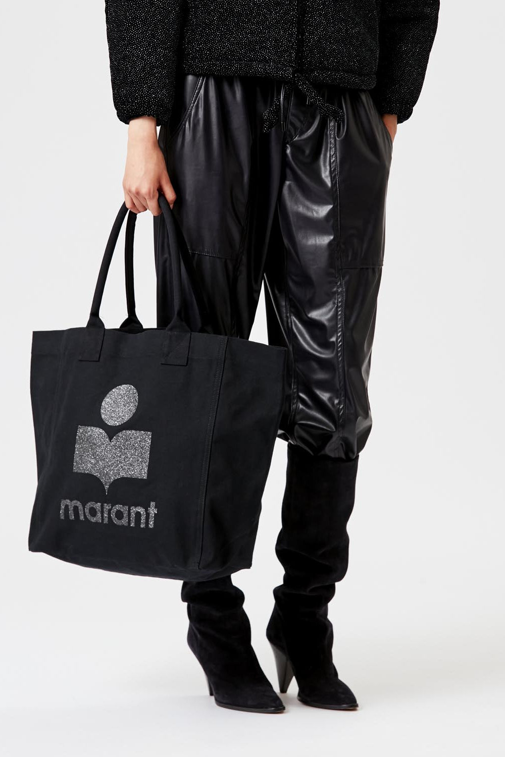 Sac cabas yenky en toile à logo brodé - Noir - Woman - 2