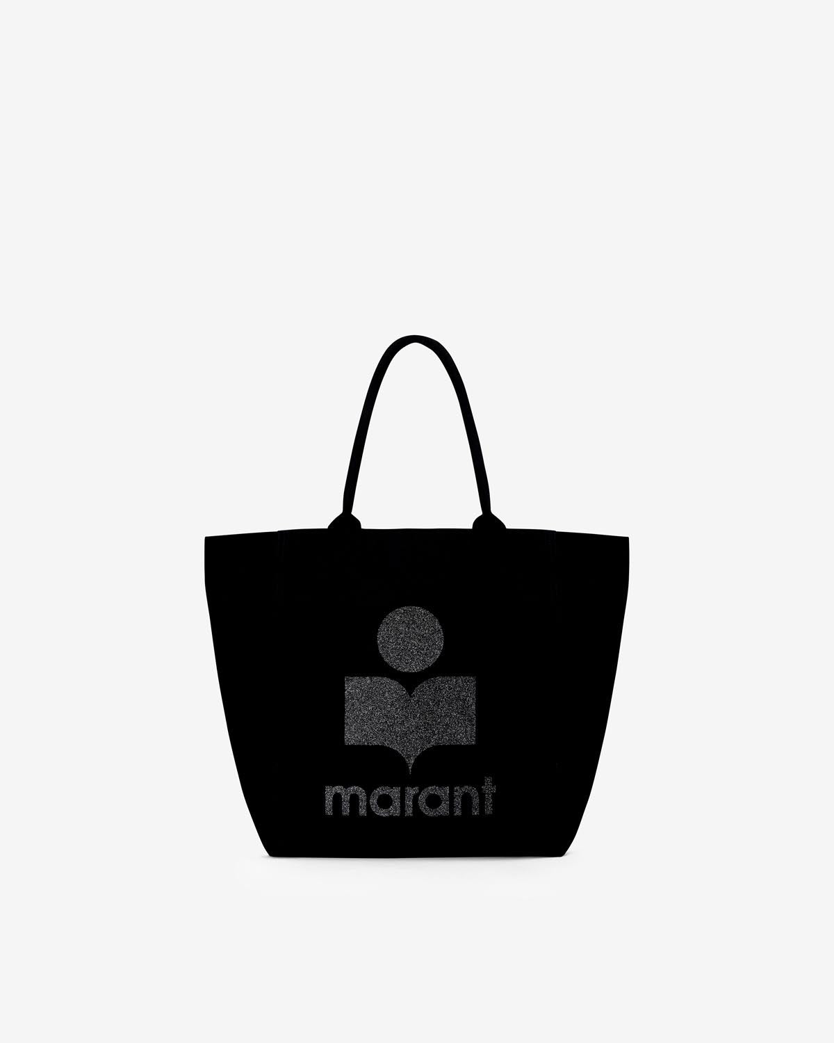 Bolso tote yenky de lona con logotipo bordado - Negro - Woman - 1