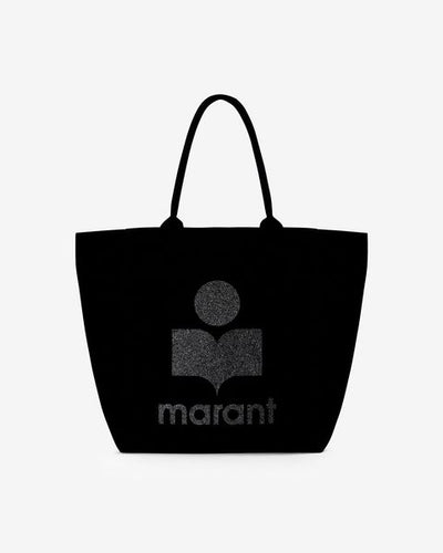 Bolso tote yenky de lona con logotipo bordado - Negro - Woman - 6
