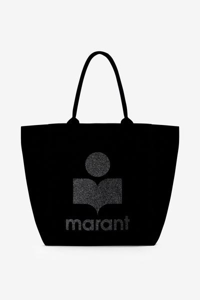 Sac cabas yenky en toile à logo brodé - Noir - Woman - 6