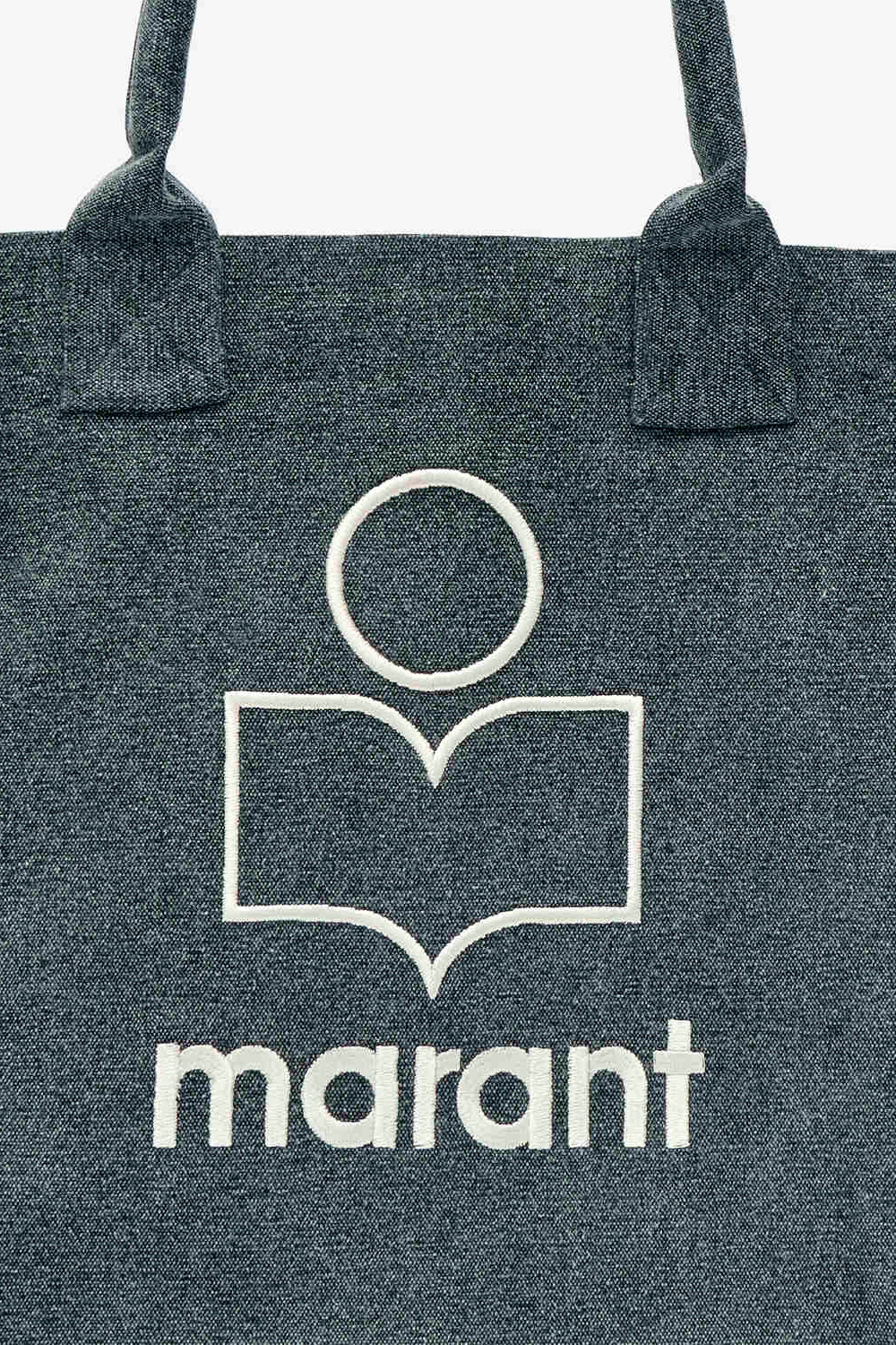 Sac small yenky en coton délavé à logo  - Noir délavé - Woman - 5