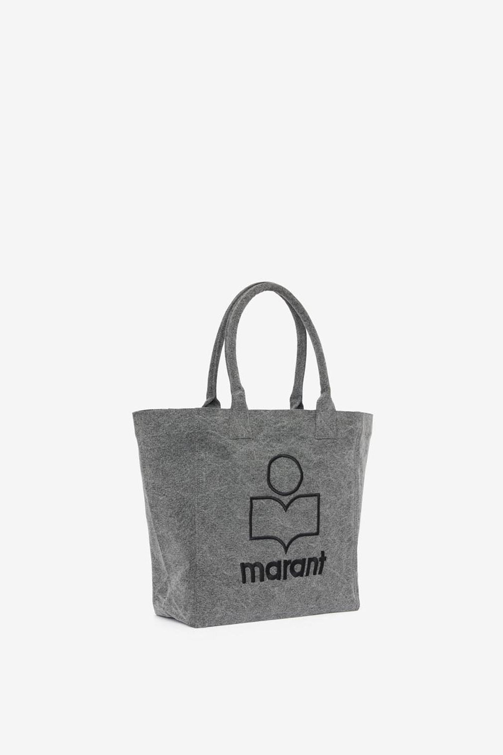 Sac cabas à logo en coton small yenky - Gris - Woman - 3