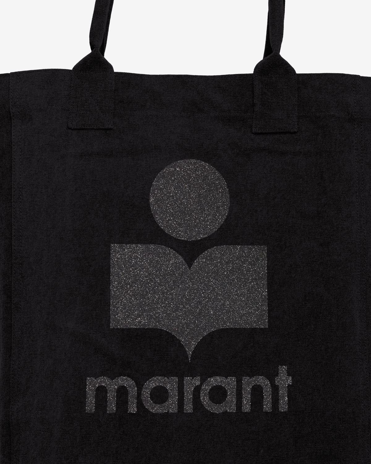 Small yenky handtasche aus baumwolle - Schwarz - Woman - 3