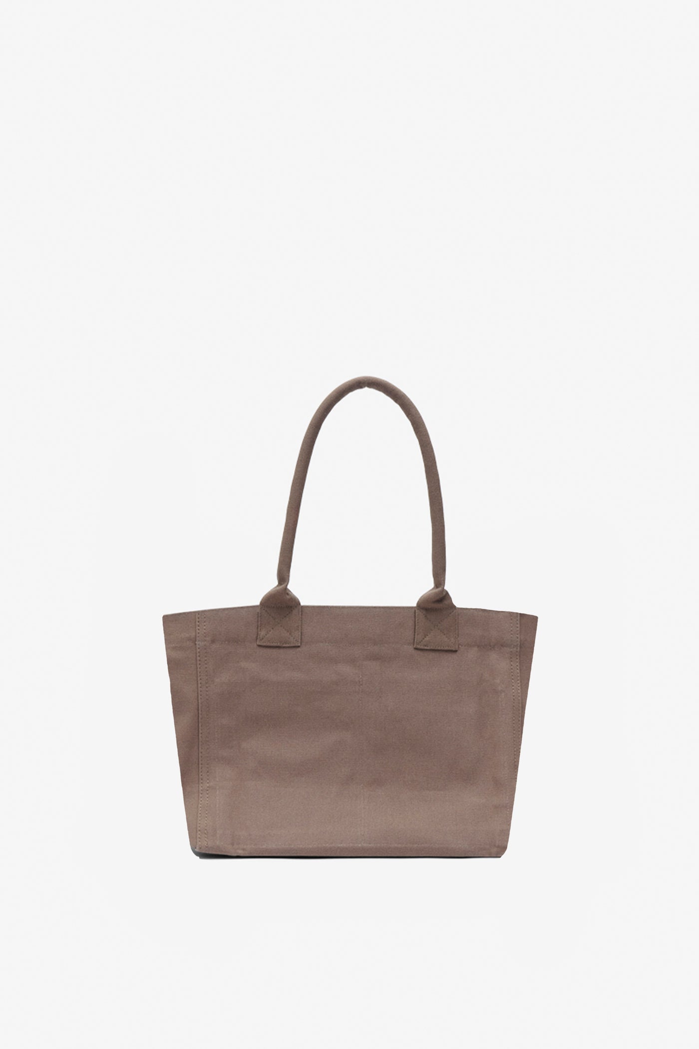 Sac yenky zipped en coton délavé à logo  - Kaki - Woman - 2