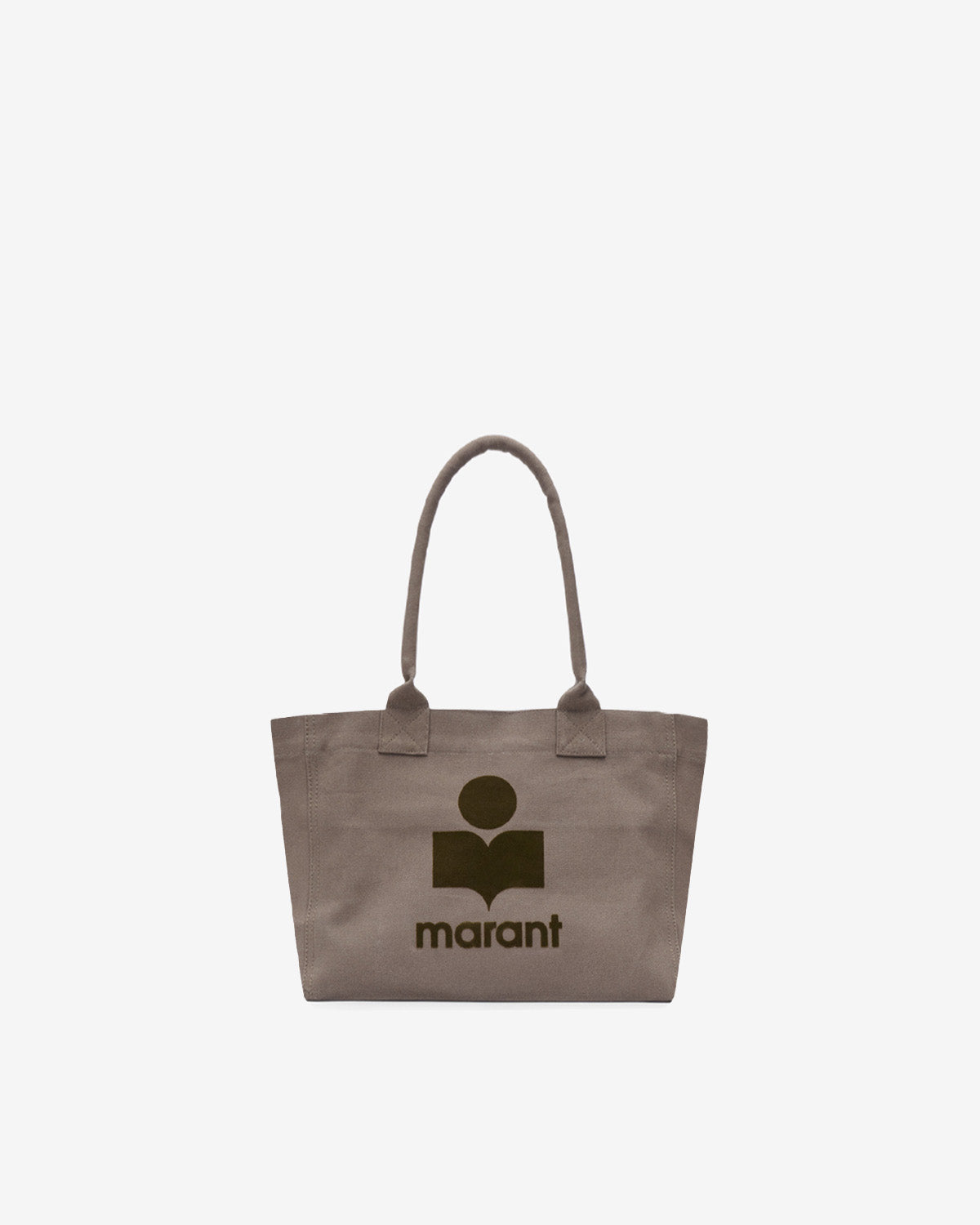 Yenky ファスナー付き ウォッシュドコットン製 ロゴ入り バッグ - カーキ - Woman - 1