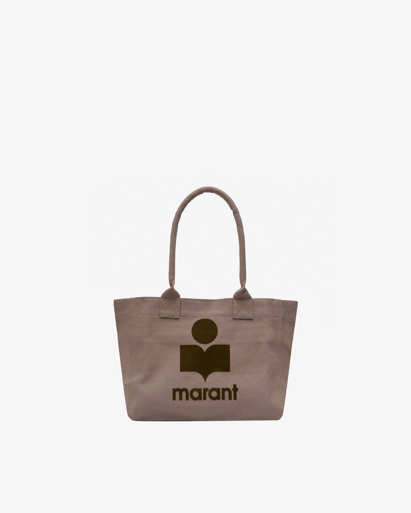 Yenky ファスナー付き ウォッシュドコットン製 ロゴ入り バッグ - カーキ - Woman - 1