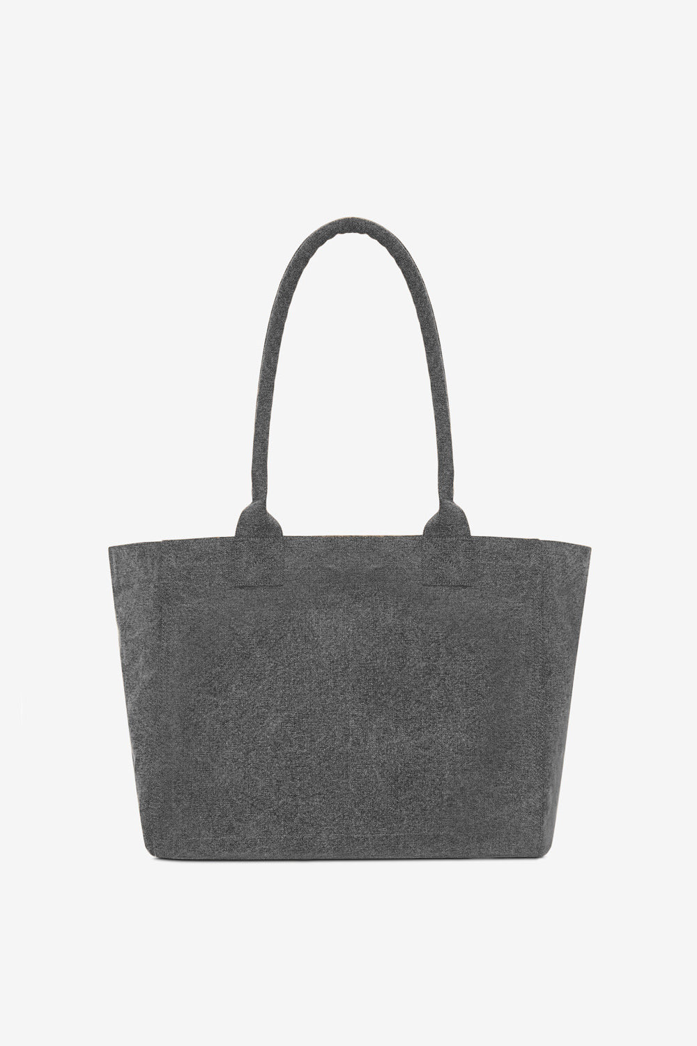Sac yenky zipped en coton délavé à logo  - Noir délavé - Woman - 3