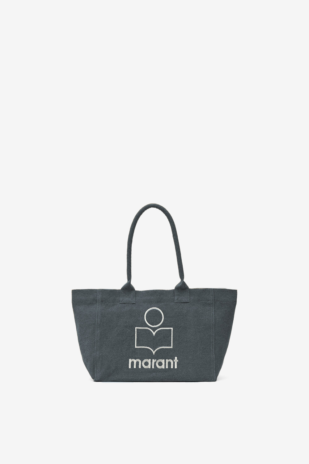 Sac yenky zipped en coton délavé à logo  - Noir délavé - Woman - 1