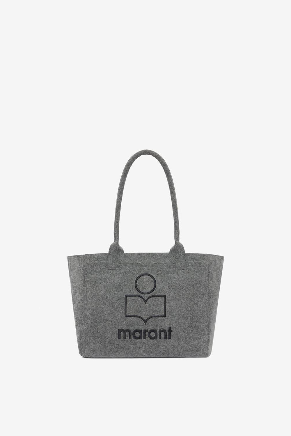 Sac cabas à logo en coton délavé yenky zipped - Gris - Woman - 2