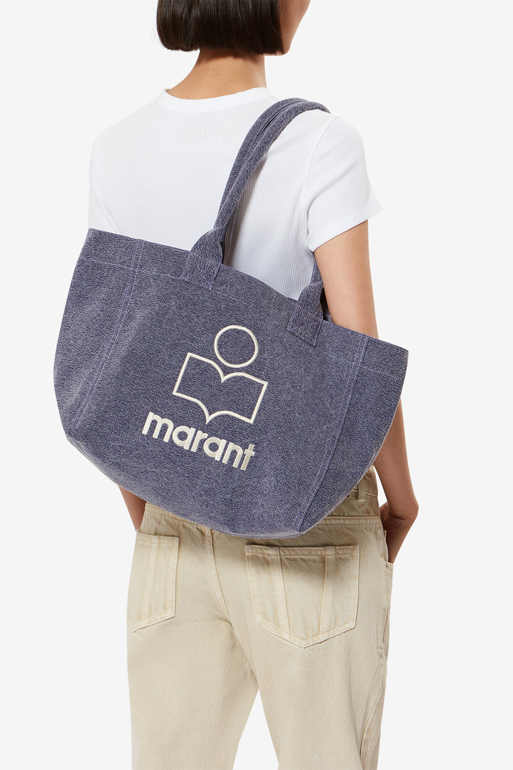 Yenky zipped 코튼 캔버스 토트백 - Faded purple - Woman - 2