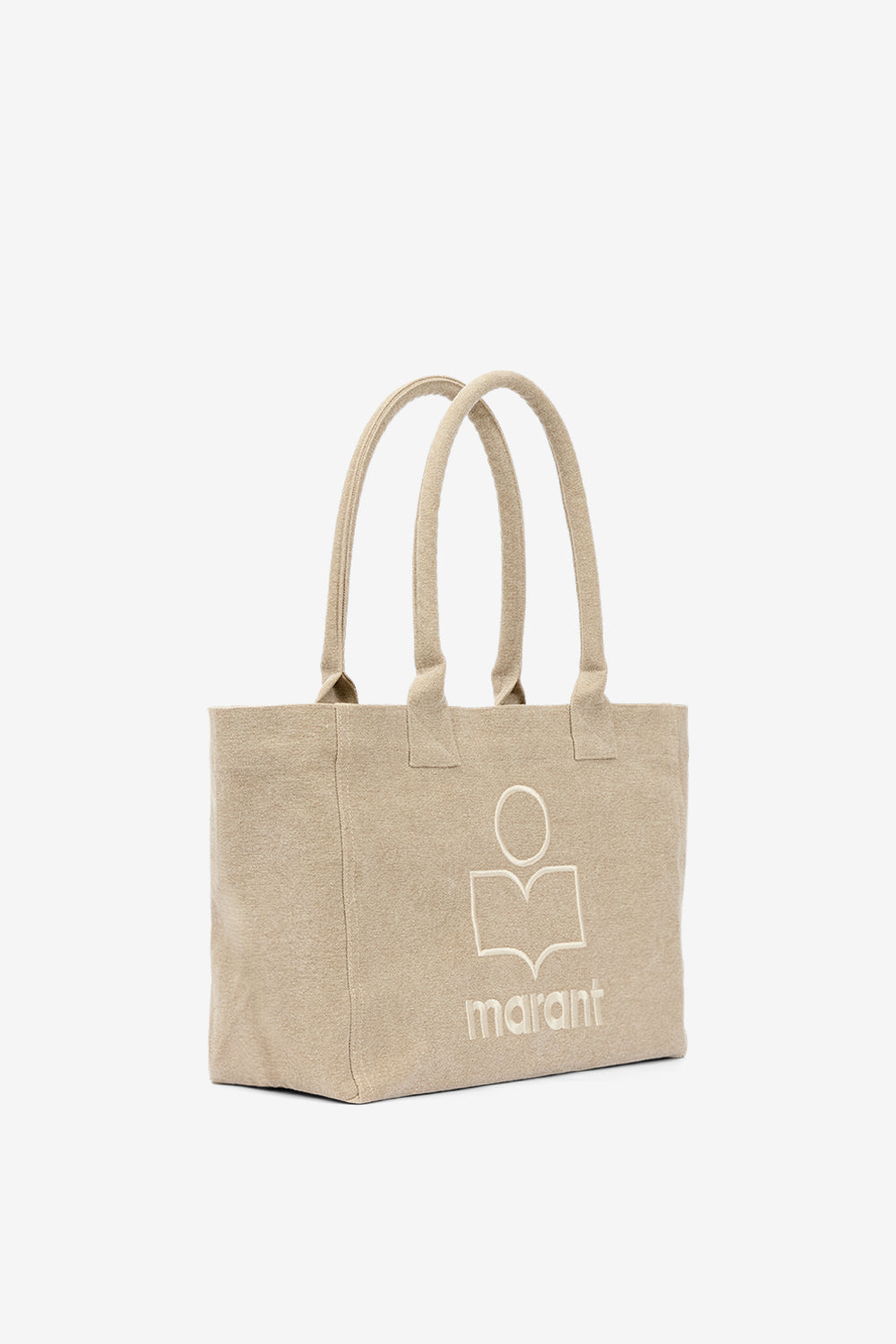 Sac yenky zipped en coton délavé à logo  - Beige - Woman - 10