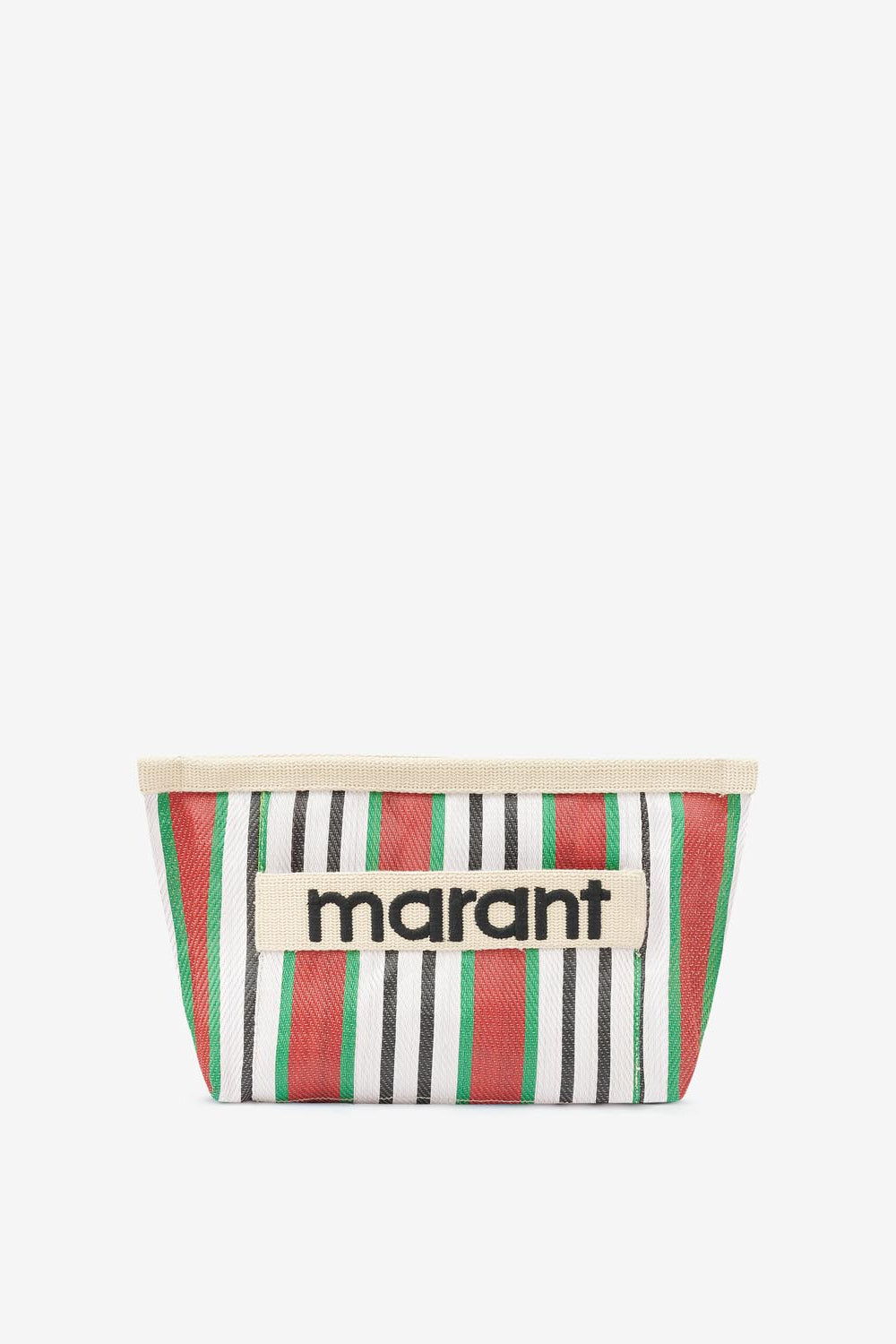 Pwoden striped pouch bag - 빨간색 - Woman - 1