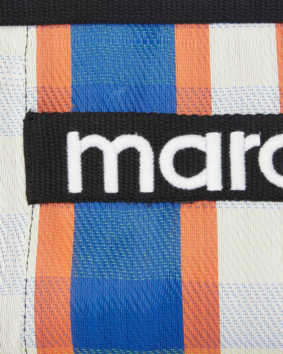 Gestreifte pochette powden - White-blue-orange - Woman - 3