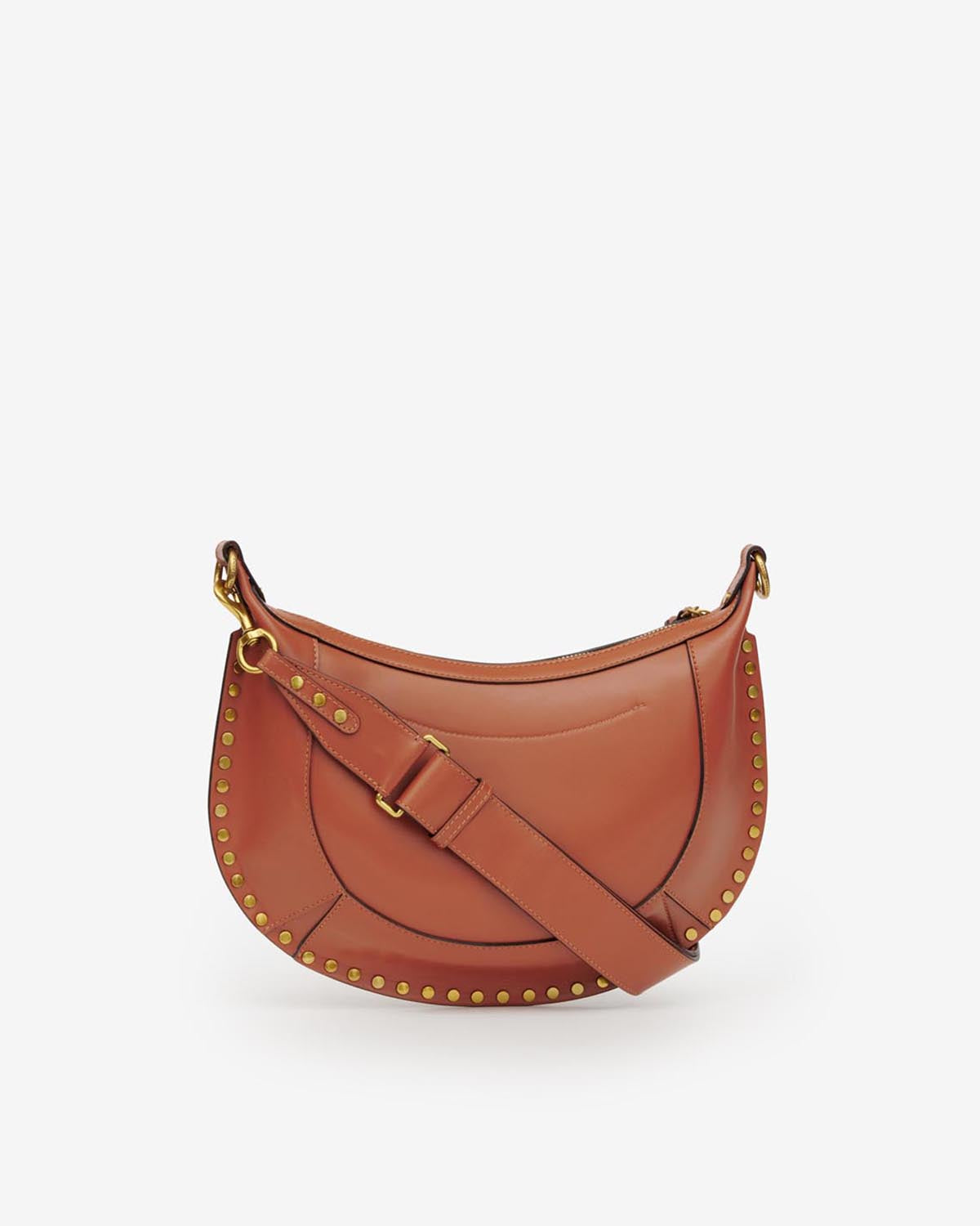 Naoko studded leather bag - Cognac - Woman - 3