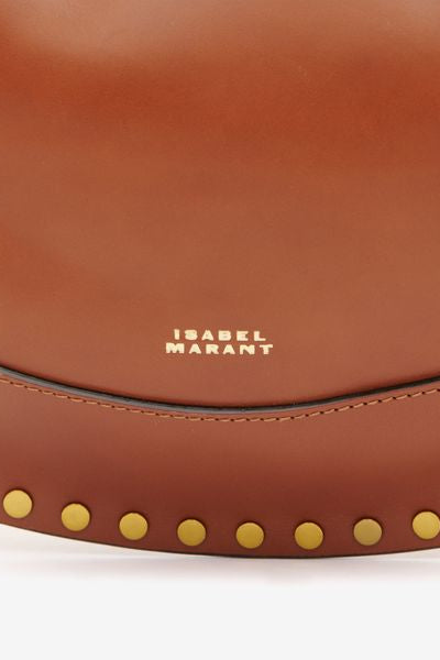 Sac en cuir à clous naoko - Cognac - Woman - 6