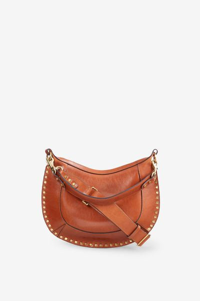 Sac en cuir à clous naoko - Cognac - Woman - 12