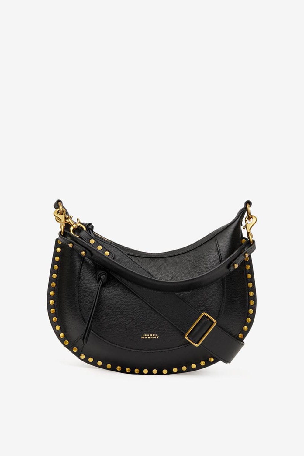 Sac en cuir grainé à clous naoko - Noir - Woman - 1