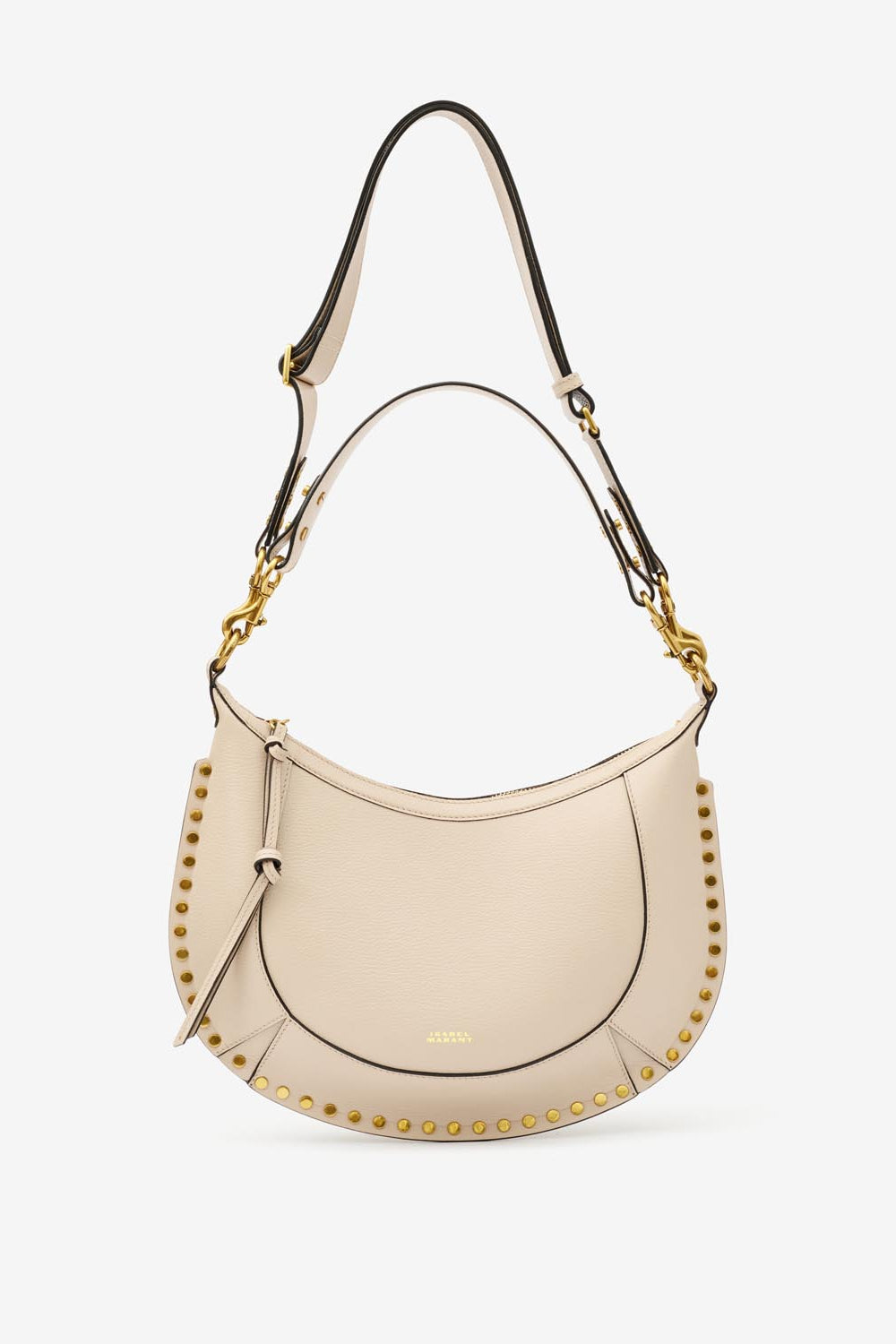 Sac en cuir à clous naoko - Beige clair - Woman - 9