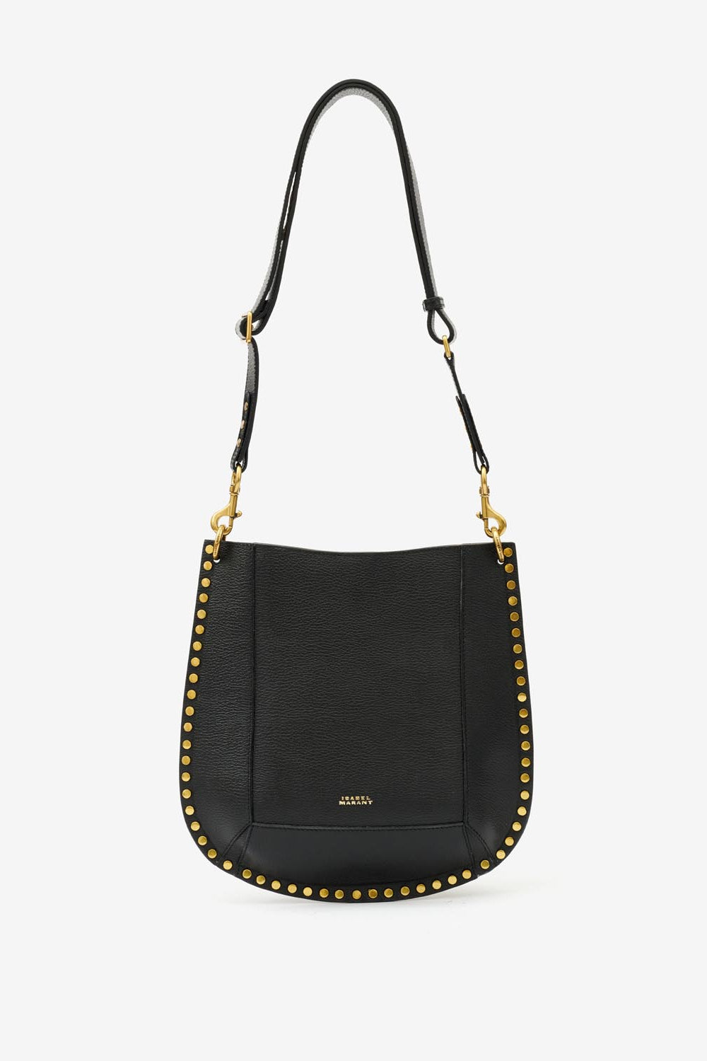 Leather hobo bag oskan - 검은색 - Woman - 11