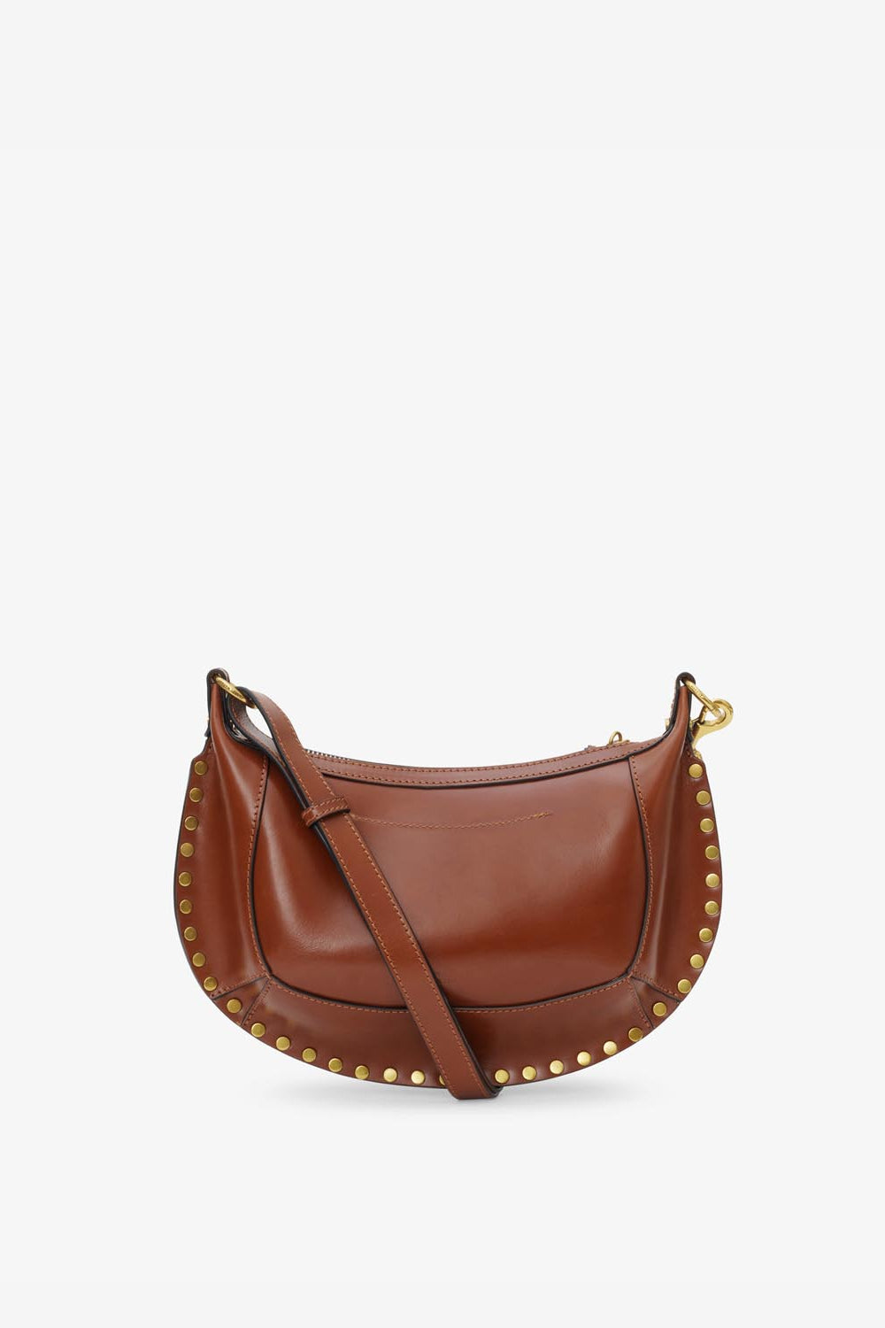 Oskan moon レザー製 ショルダーバッグ - Cognac - Woman - 3