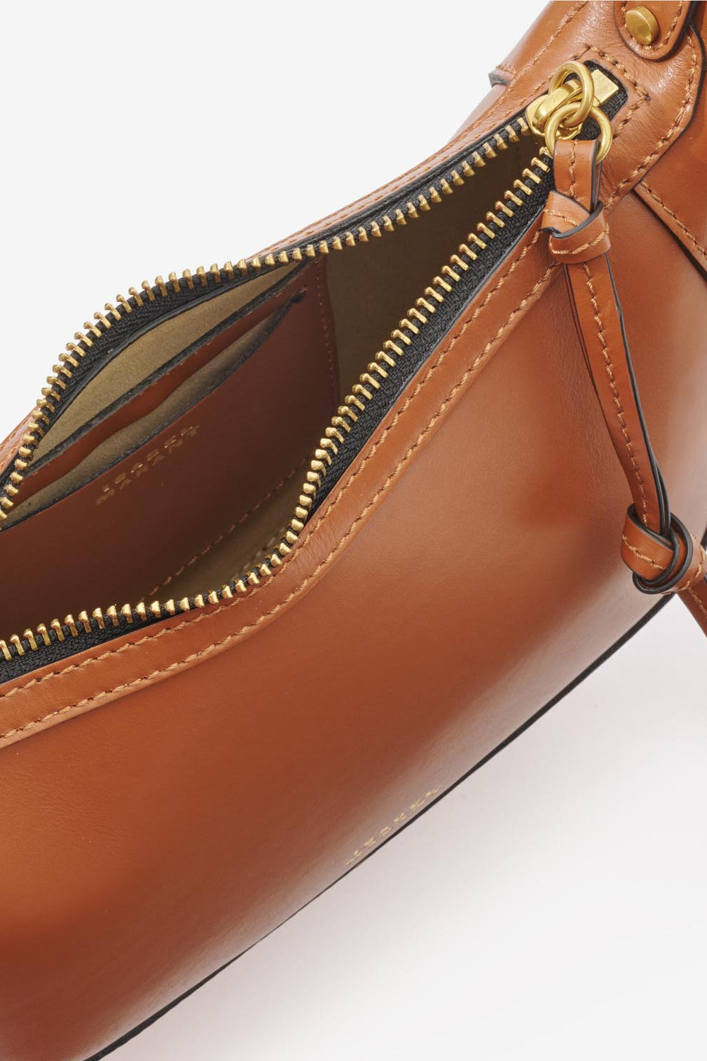 Oskan moon レザー製 ショルダーバッグ - Cognac - Woman - 4