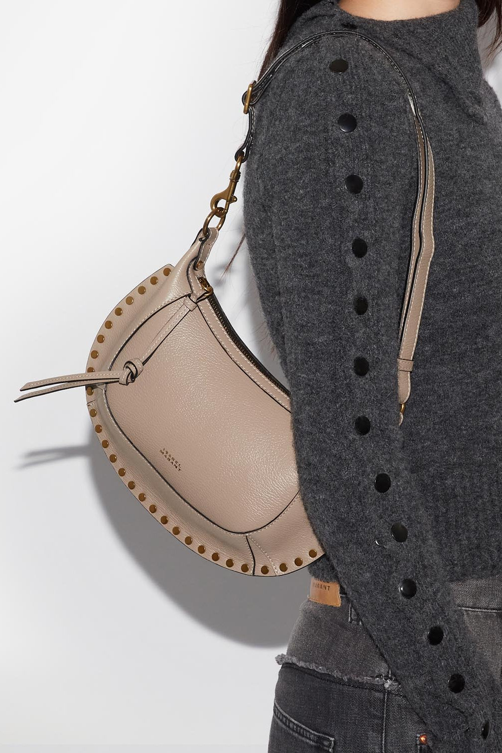 Bolso de hombro de piel oskan moon - Taupe - Woman - 2