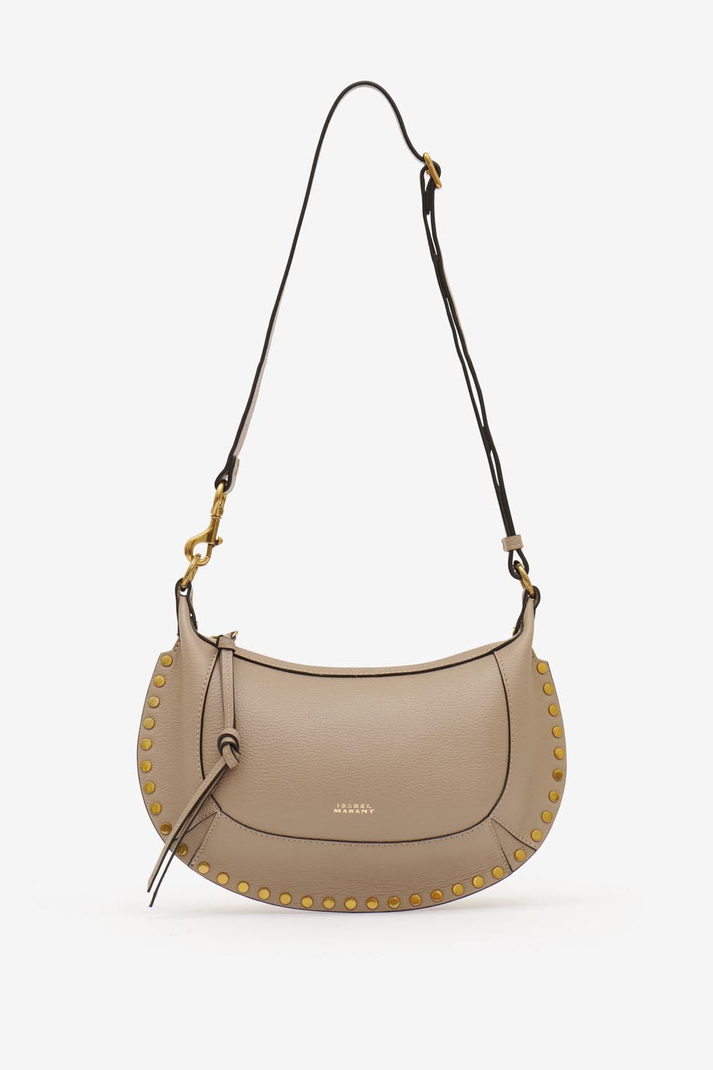 Bolso de hombro de piel oskan moon - Taupe - Woman - 6