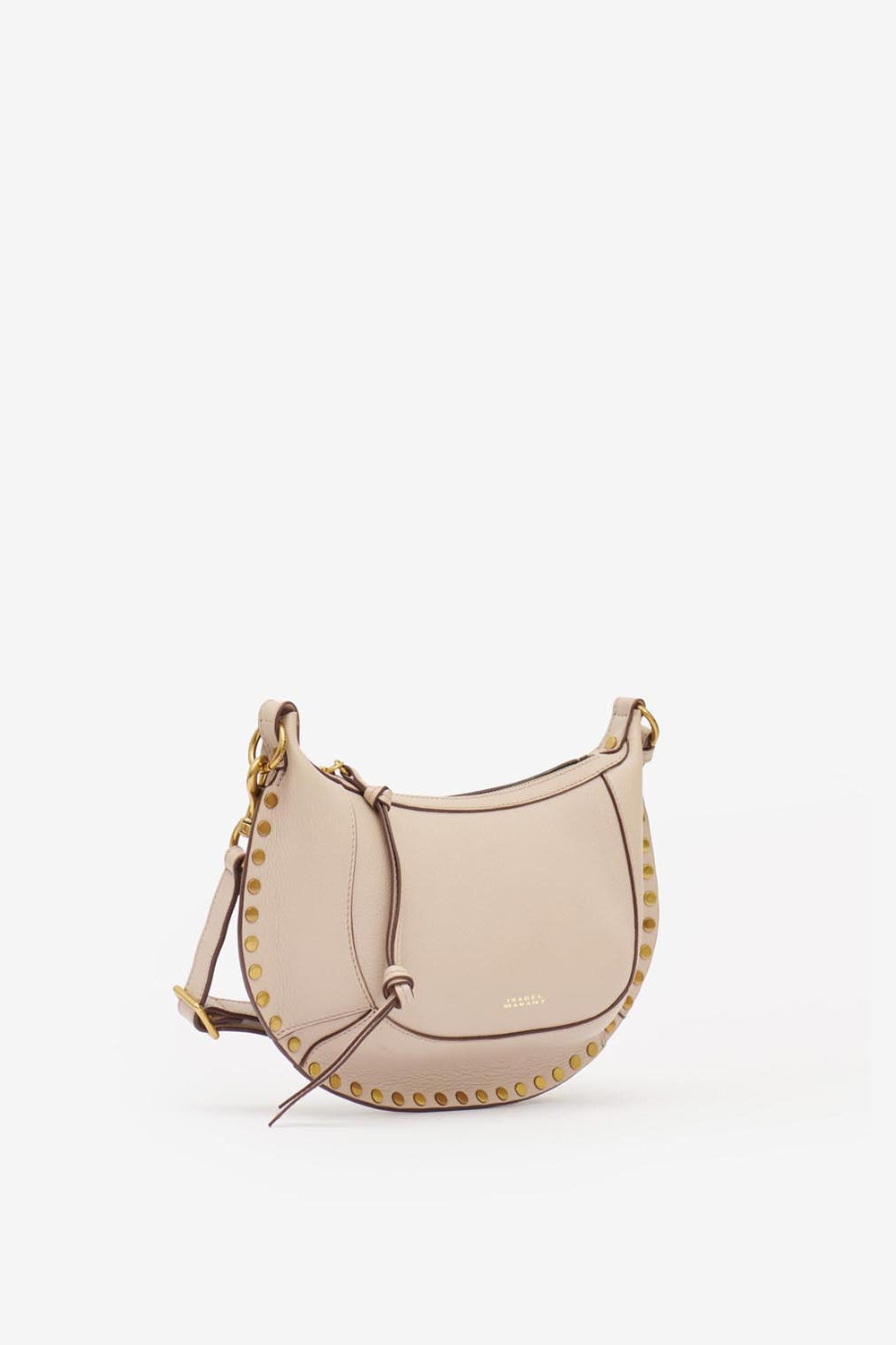 Sac porté épaule en cuir grainé oskan moon - Beige clair - Woman - 5