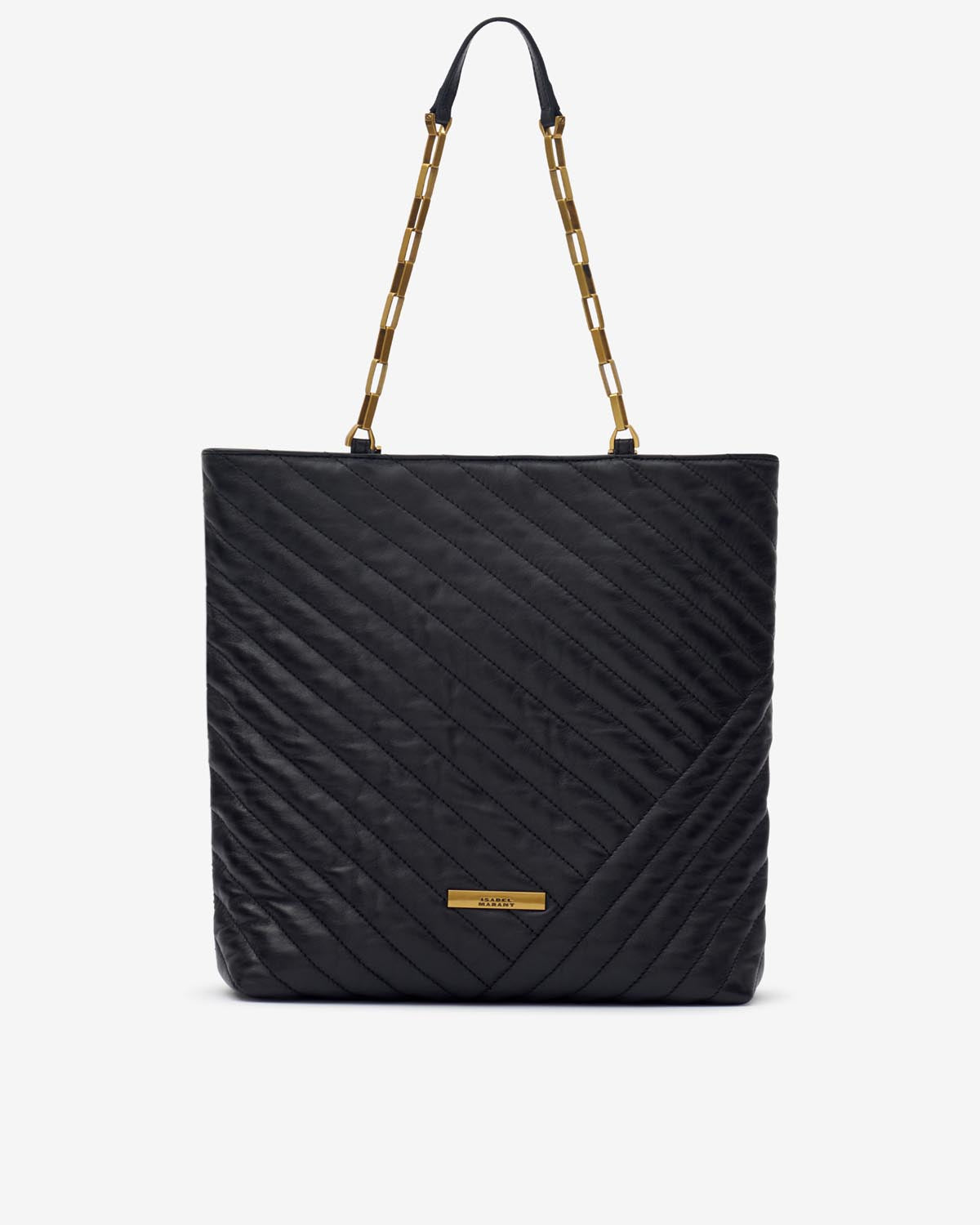 Merine shopping bag Woman Black and gold 3