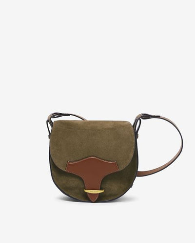 Botsy day borsa hobo a spalla in camoscio - Cachi - Woman - 12