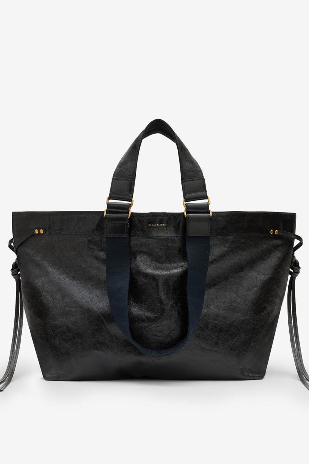 Sac cabas grand modèle en cuir souple wardy - Noir - Woman - 1