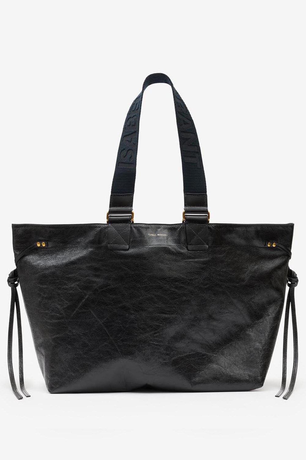 Sac cabas grand modèle en cuir souple wardy - Noir - Woman - 12