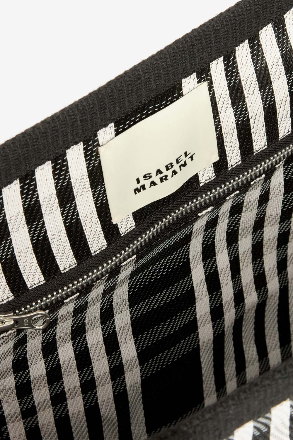 Borsa tote darwen in nylon da portare a spalla - Black-white - Woman - 3