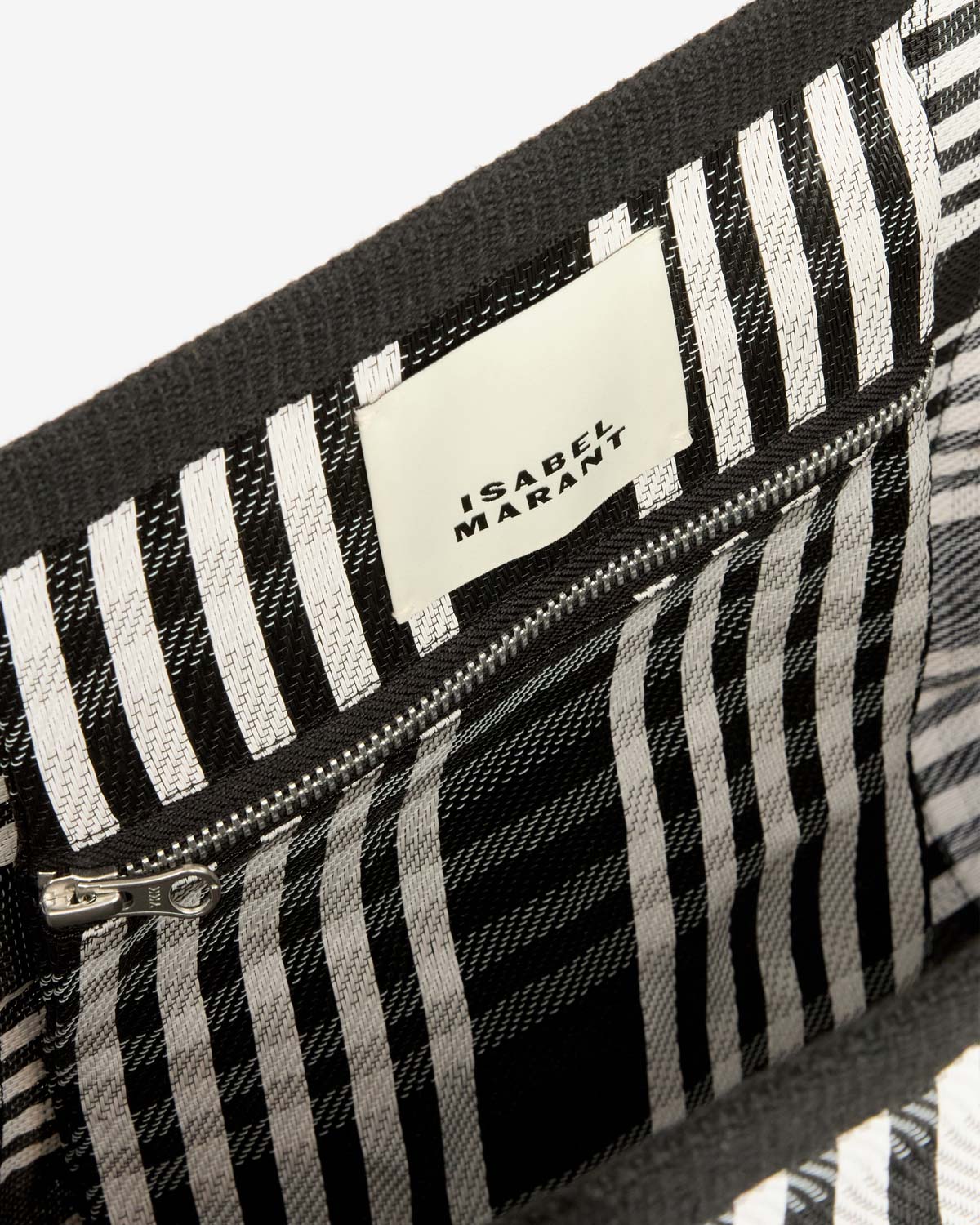 Bolso tote para llevar al hombro de nailon darwin - Black-white - Woman - 3