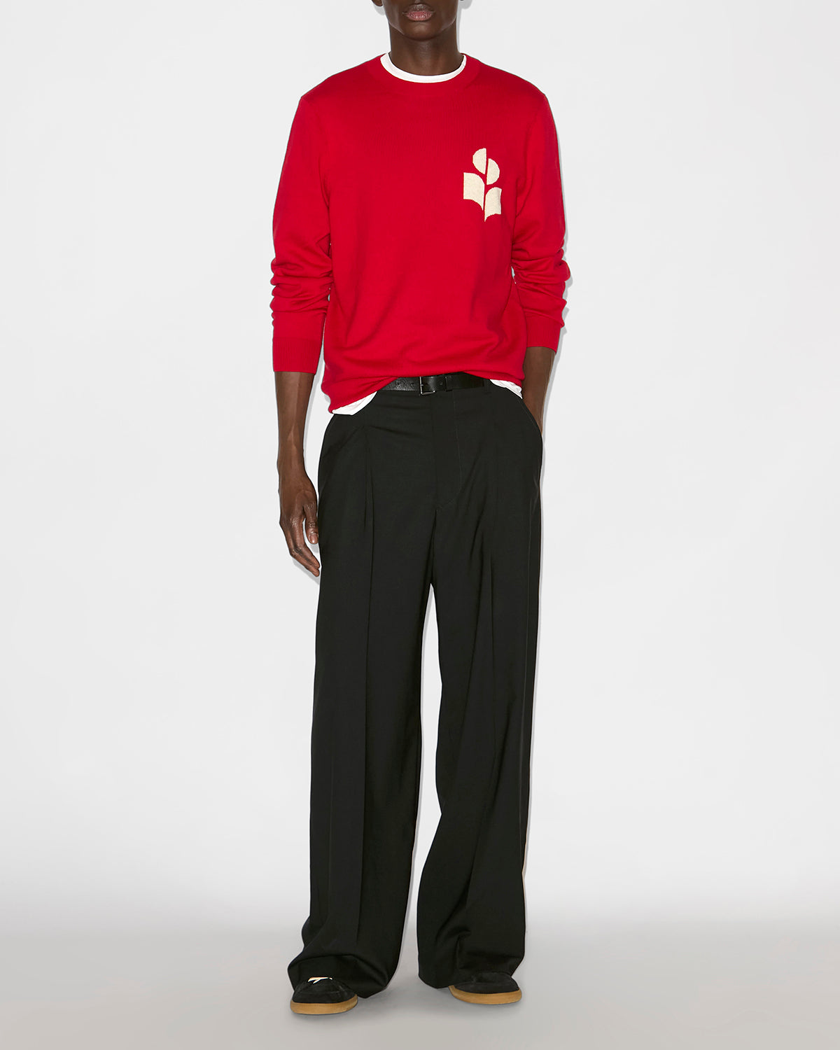 Maglione evans Man Poppy red 3