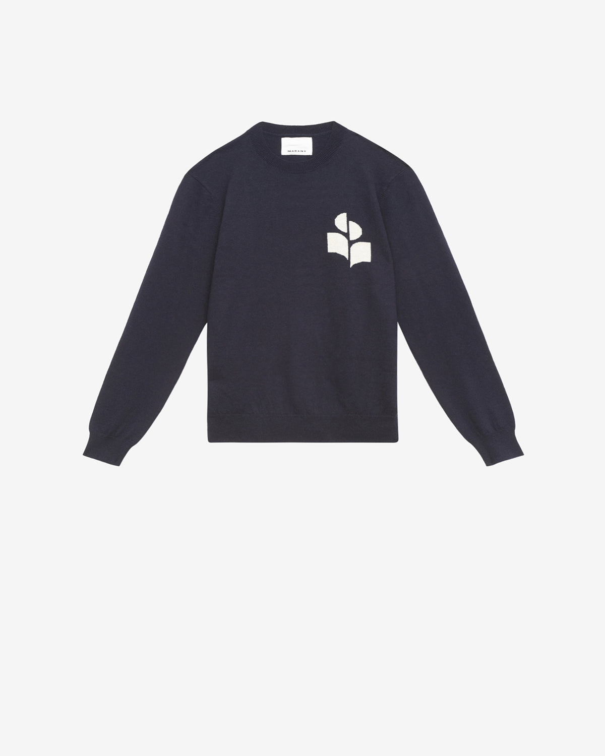 Jersey evans de lana y algodón con logotipo - Midnight - Man - 5