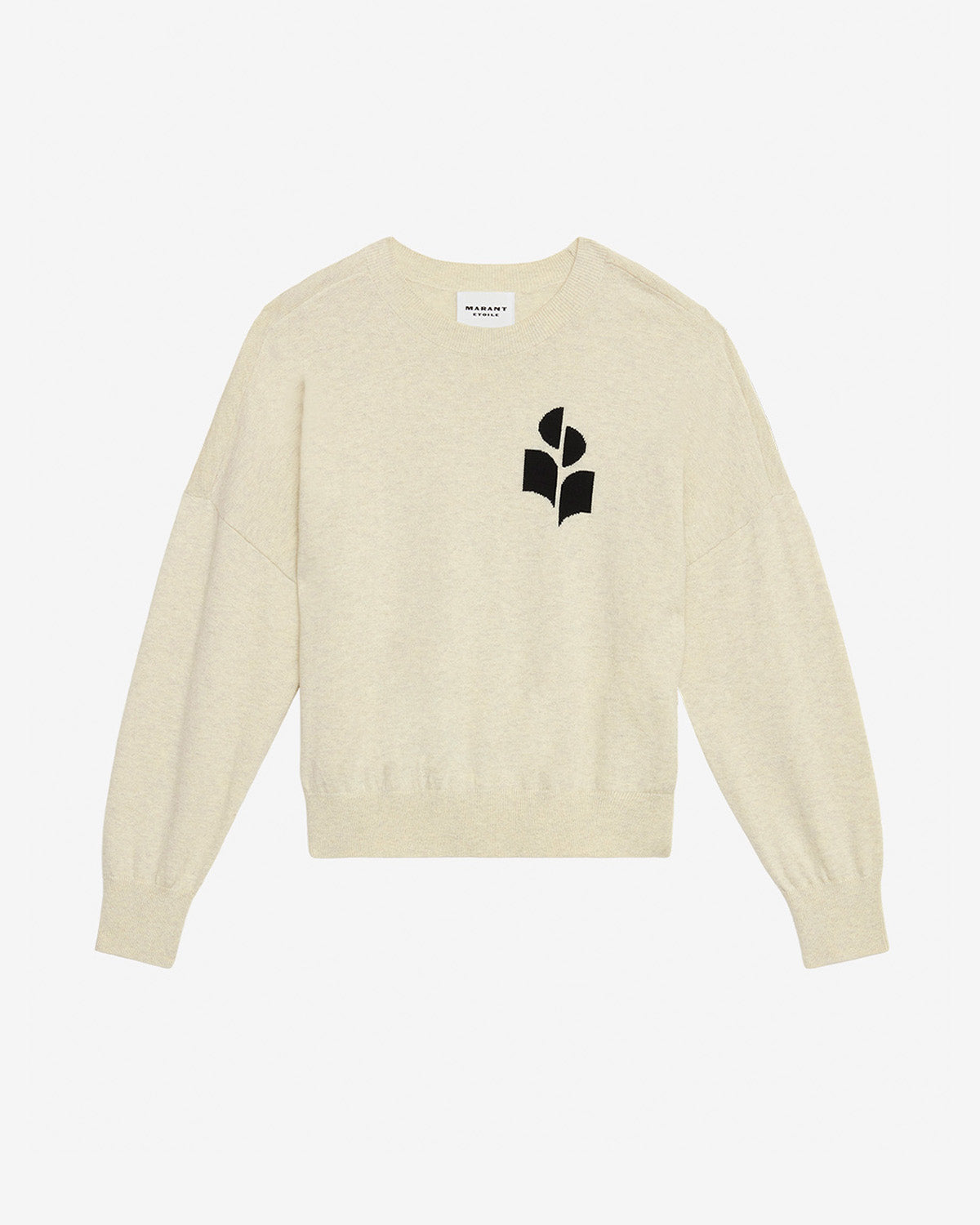 Marisans pullover in cotone - Light gray - Woman - 5
