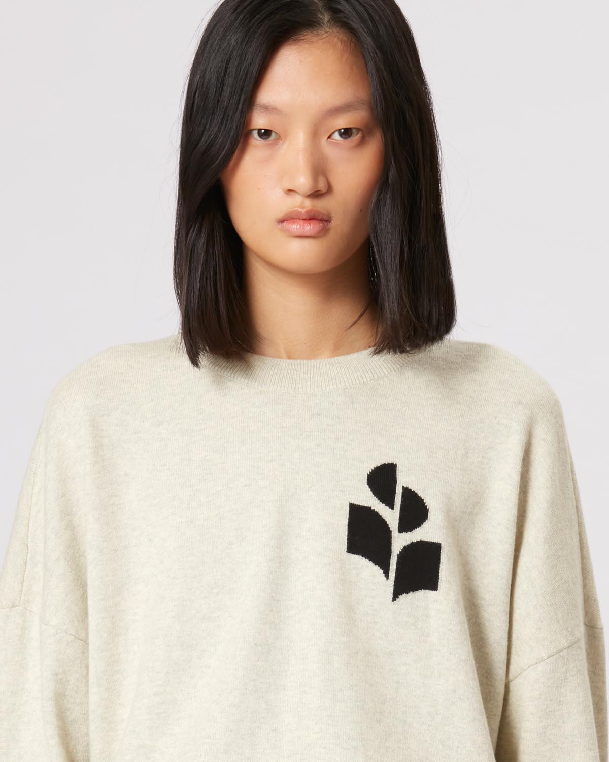 Marisans sweater Woman Light gray 2