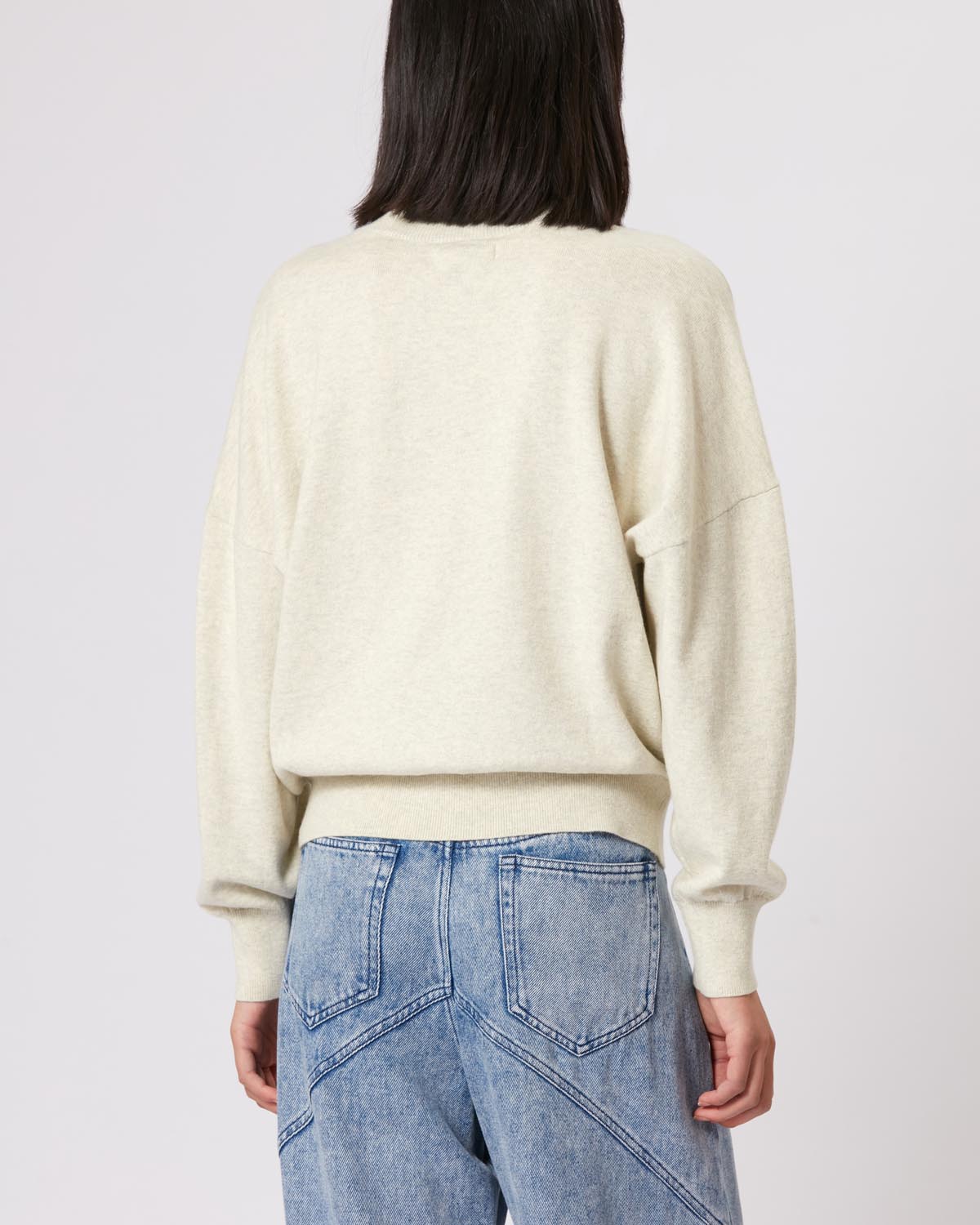 Marisans pullover in cotone Woman Light gray 3