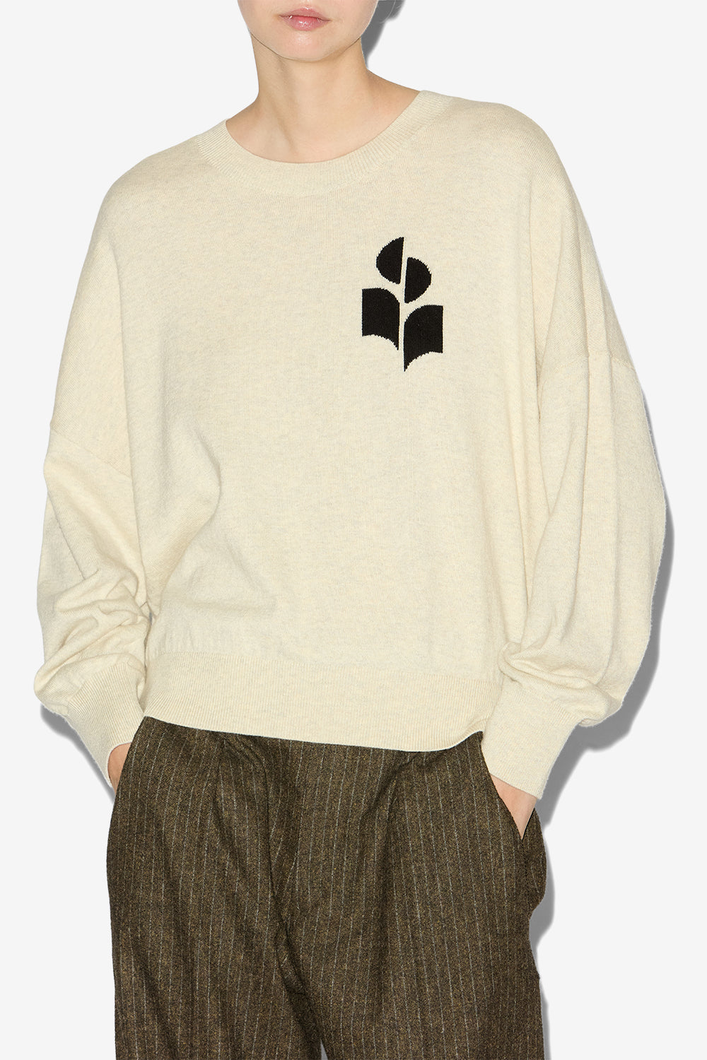 Baumwollpullover marisans - Light gray - Woman - 4