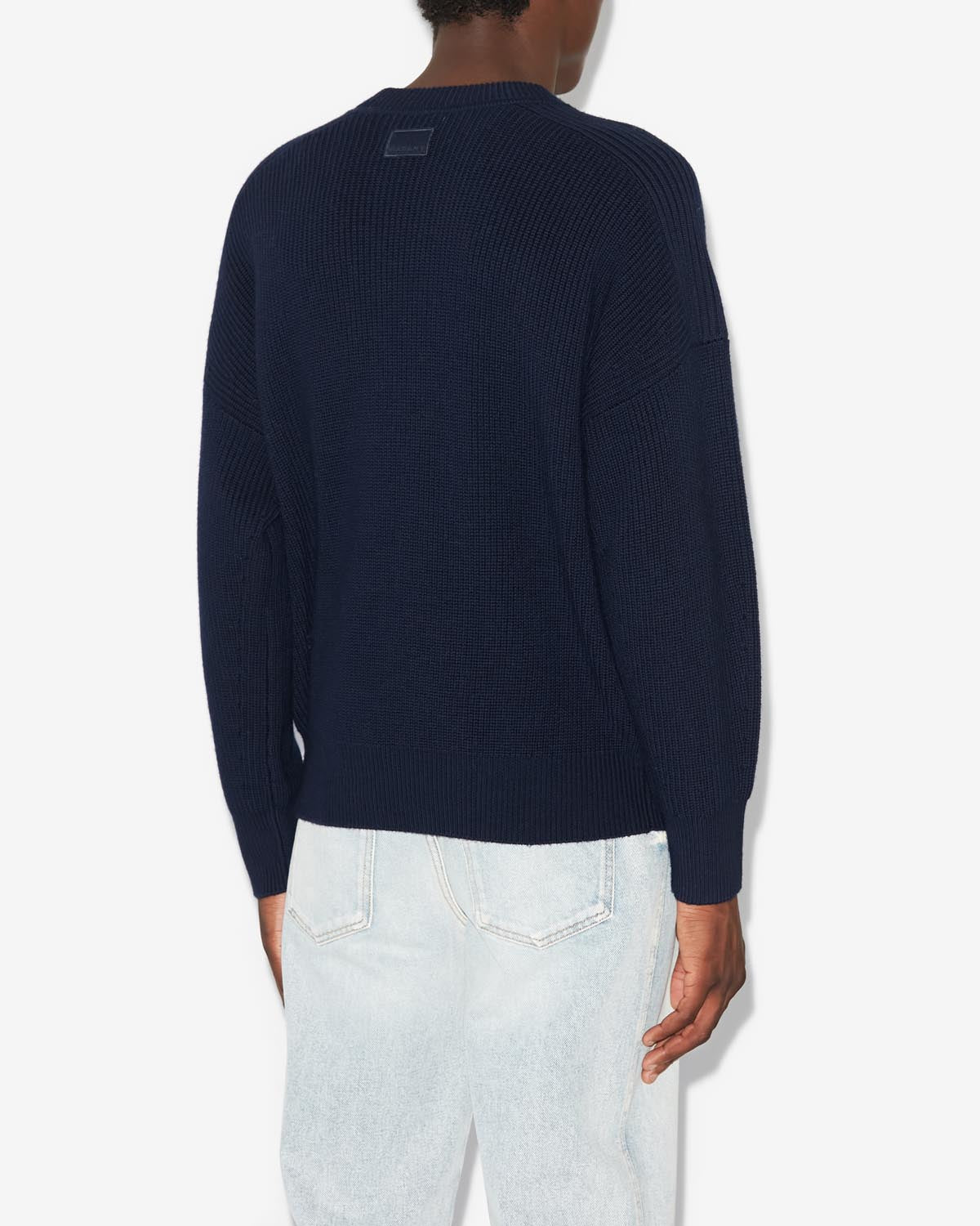 Pull barry en laine mérinos - Nuit - Man - 7