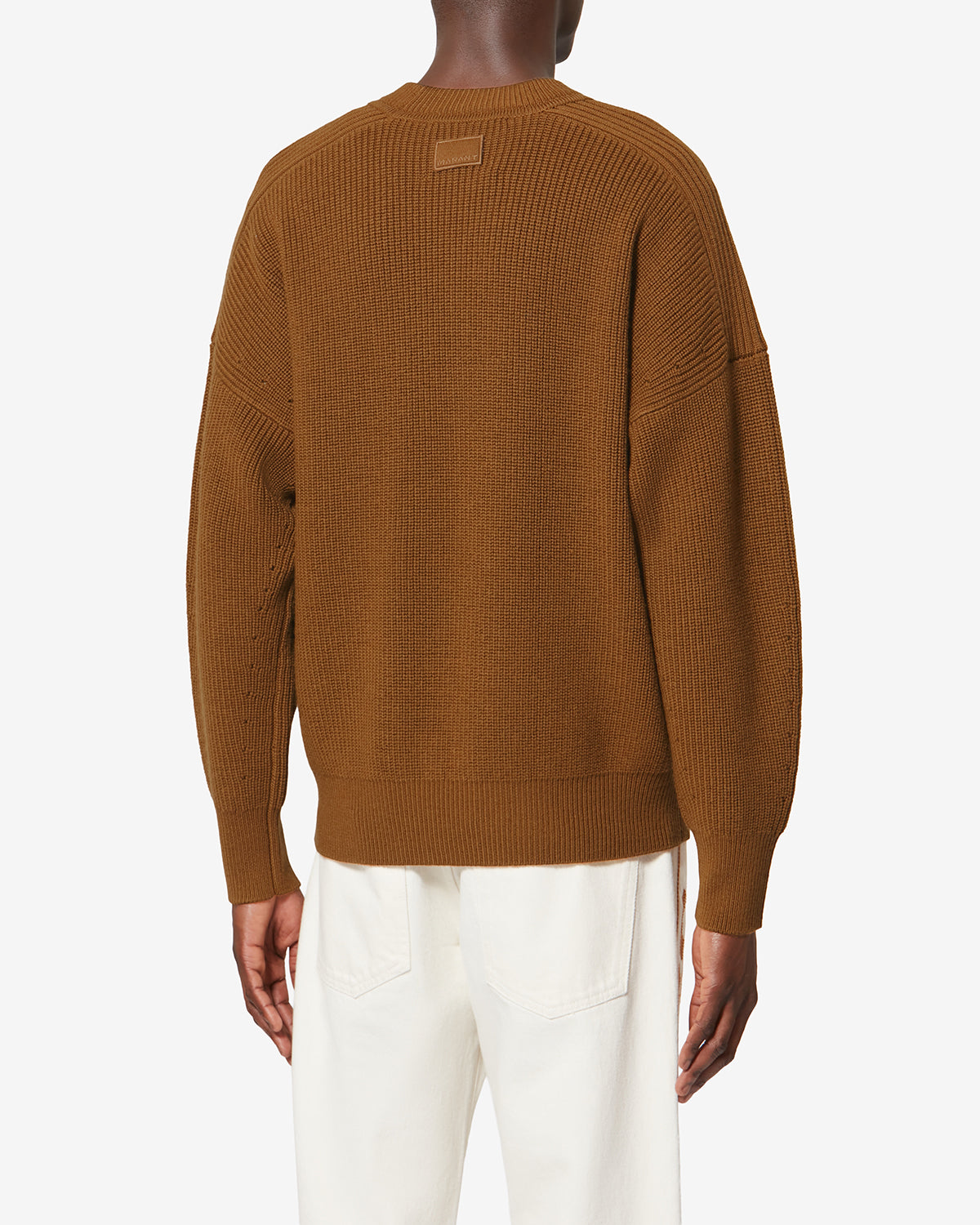 Barry 메리노 울 스웨터 - Cognac - Man - 4