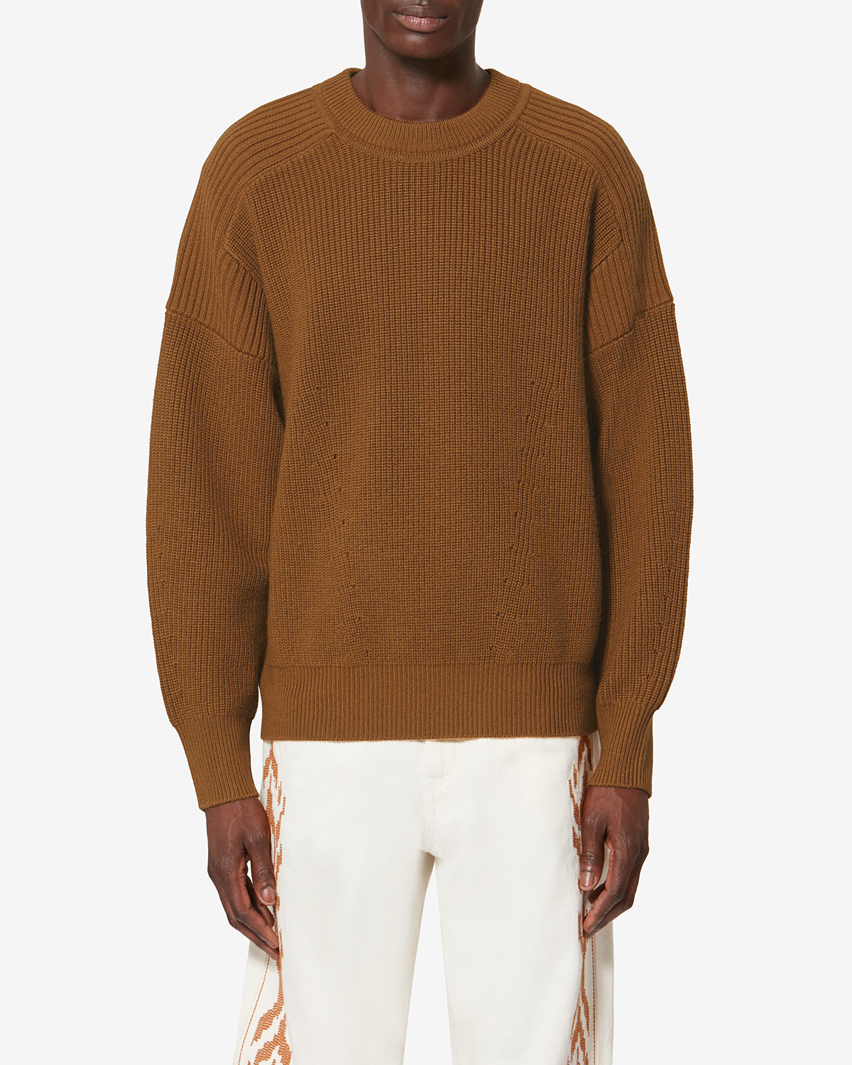 Barry 메리노 울 스웨터 - Cognac - Man - 3