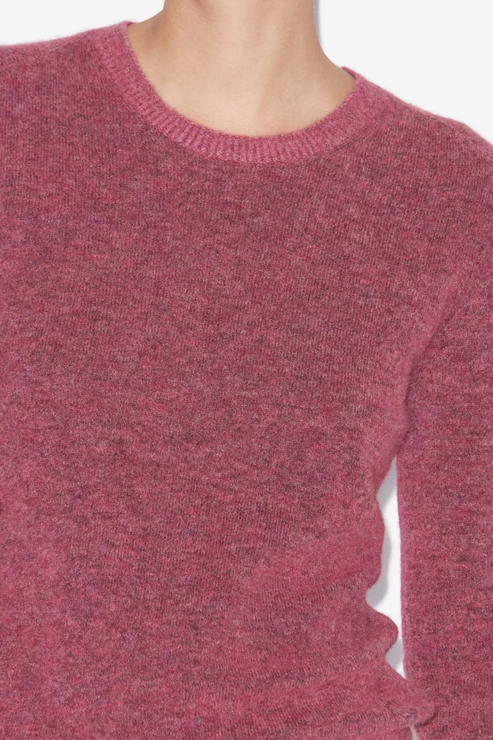 Maglione attillato obira in misto baby alpaca - Rosa - Woman - 3
