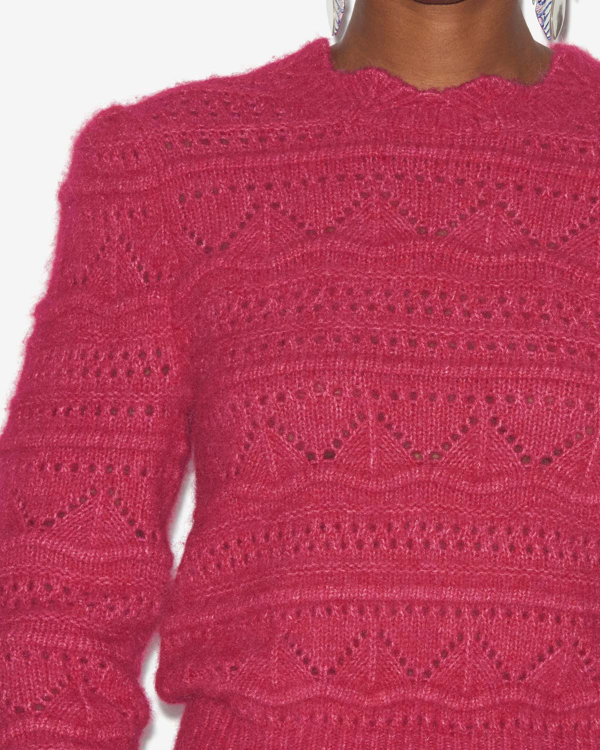 Othona sweater Woman Raspberry 2