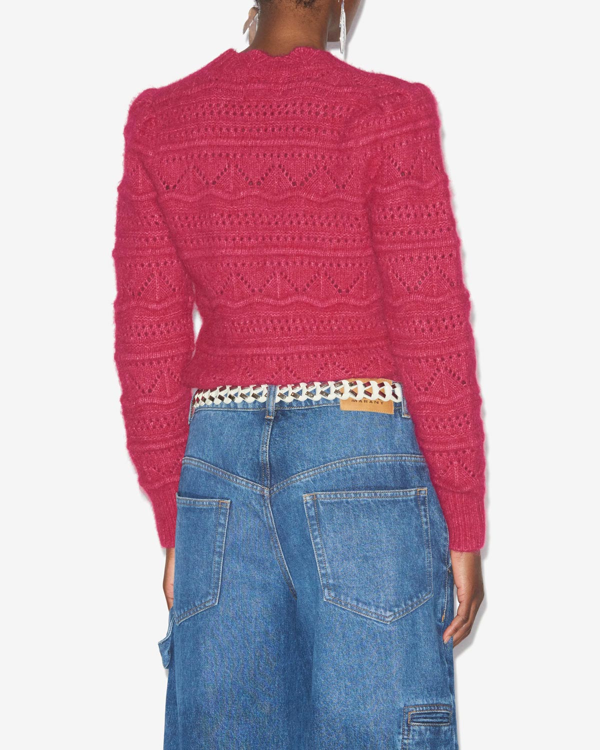 Othona sweater Woman Raspberry 3