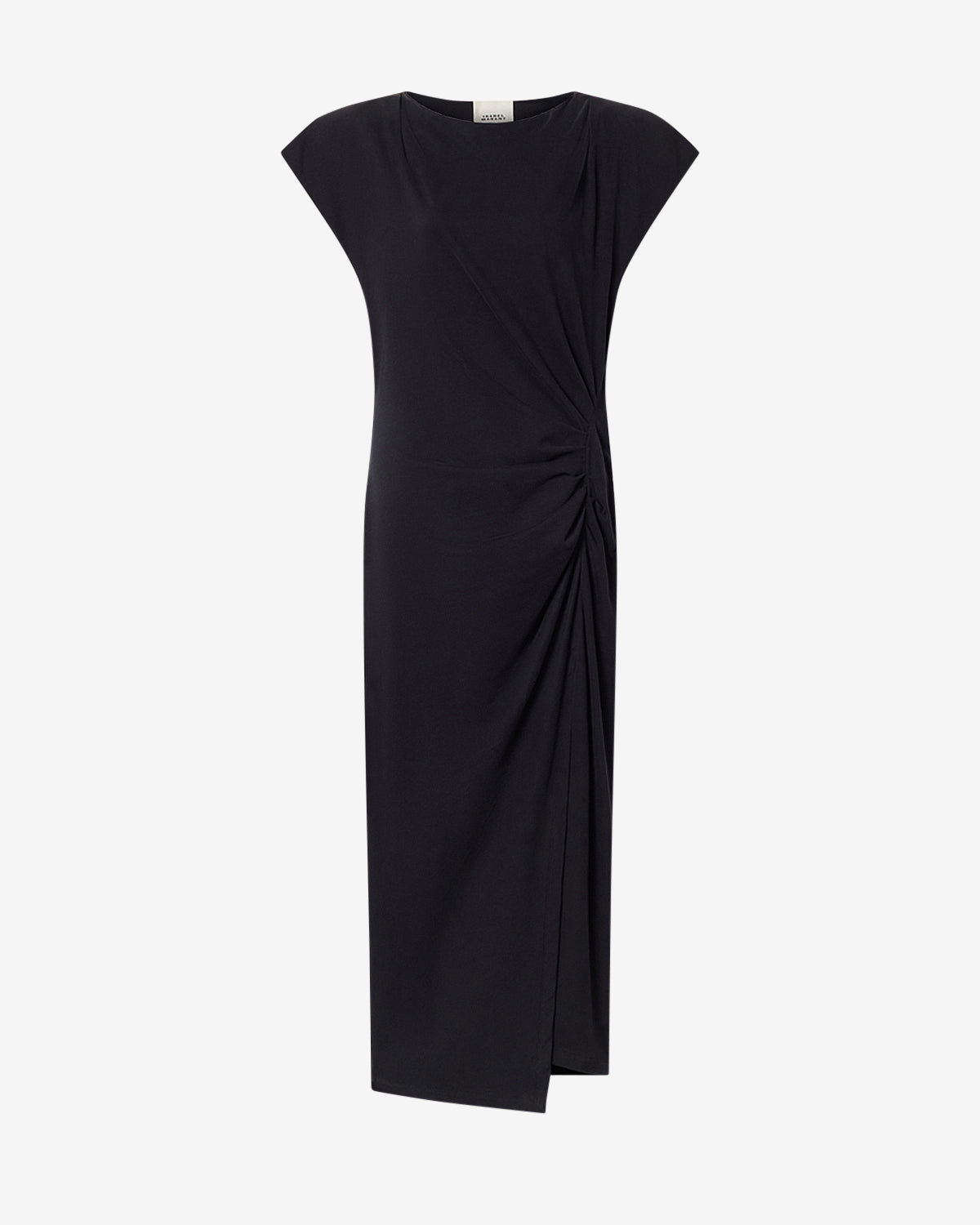 Vestido de punto de algodón nadela - Negro - Woman - 5