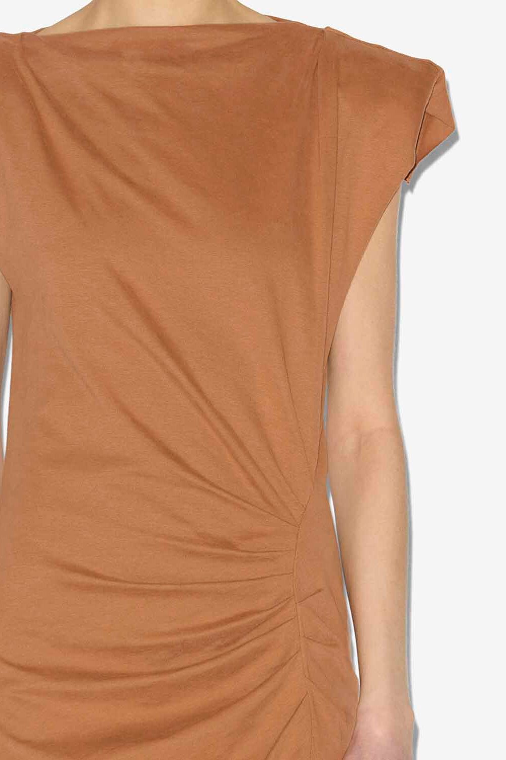 Nadela long jersey dress - Caramel - Woman - 3